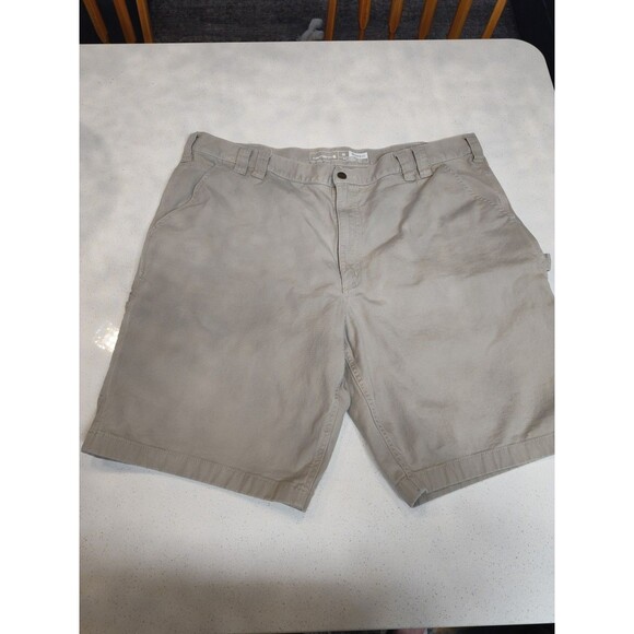 Carhartt Men's Shorts Relaxed Fit Canvas Utility Size 44" Waist 10" Inseam EUC - Picture 1 of 8